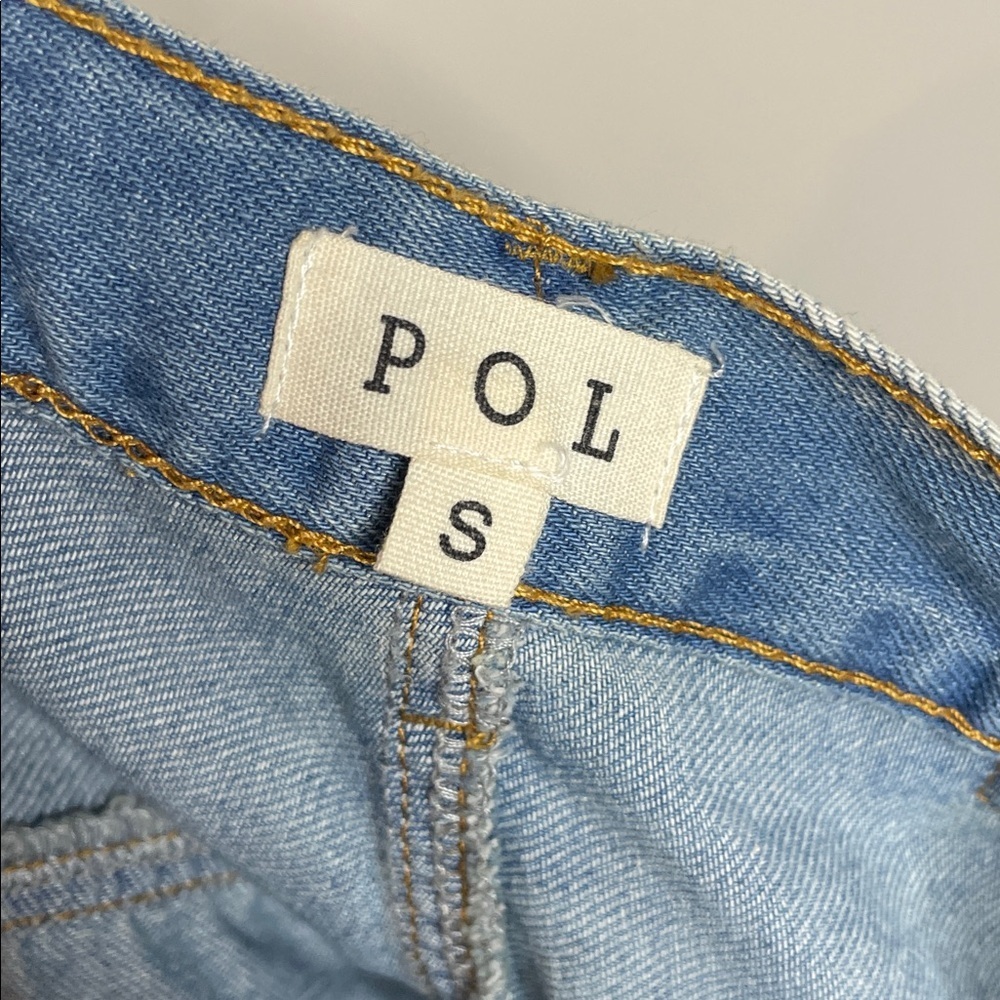 POL | Women’s Patchwork Boho Ankle-Length Denim Size Small 28in Waist - Picture 8 of 9